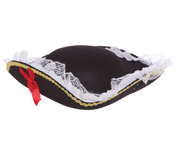 Cappello da pirata nero da donna