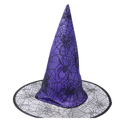 Cappello viola Strega Ragno