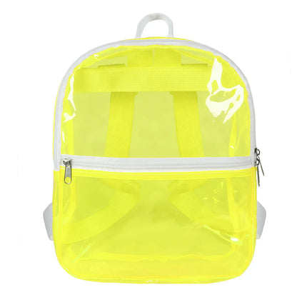 Zaino Clarity giallo neon (28 x 23 x 10 cm)