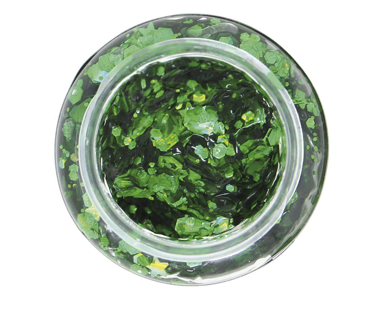 Gel glitterato verde scuro 20g