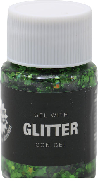 Gel glitterato verde scuro 20g