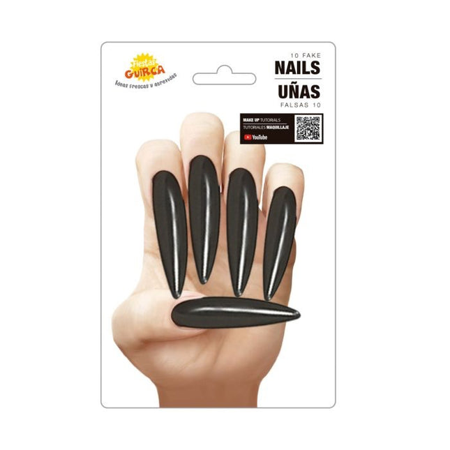 Colla per unghie di Halloween nera