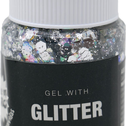 Gel glitterato argento