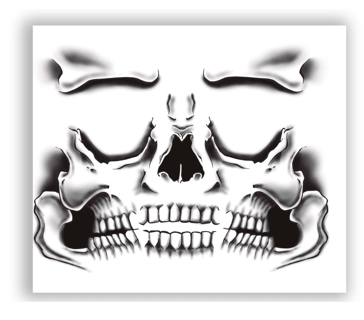 Adesivi viso Halloween Scheletro 30x14 cm