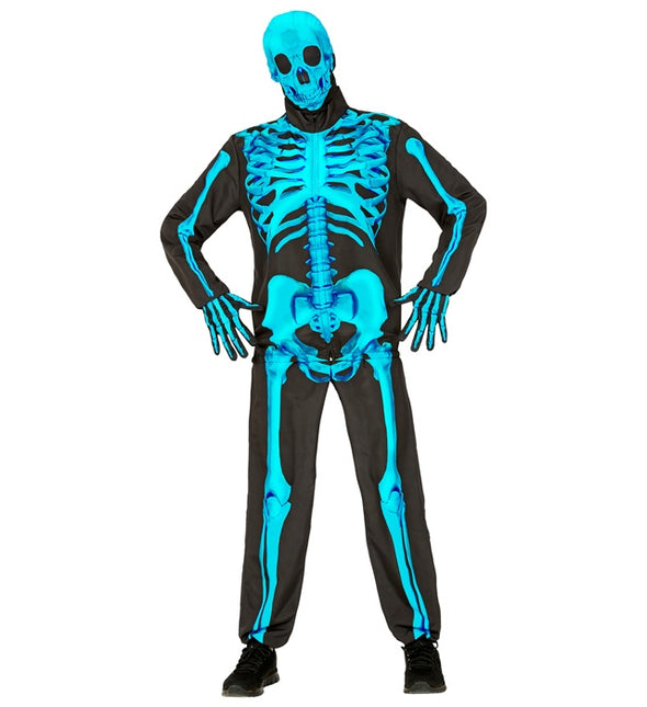 COSTUME DA SCHELETRO AL NEON
