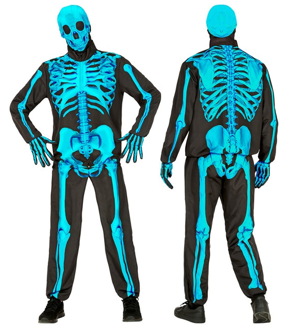 COSTUME DA SCHELETRO AL NEON