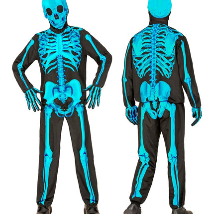 KOSTUUM NEON SKELET bambino