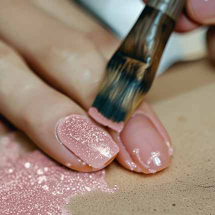 1 barattolo di brillantini biodegradabili o 10 gr di brillantini rosa