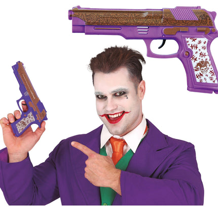 Pistola finta viola 21 cm
