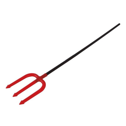 Tridente di Halloween rosso 1,2 m