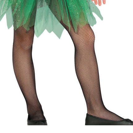 Collant a rete per Halloween Bambino nero