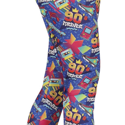 Pantaloni anni '90 da donna blu