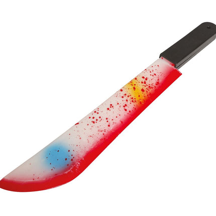 Machete di Halloween multicolore 54 cm