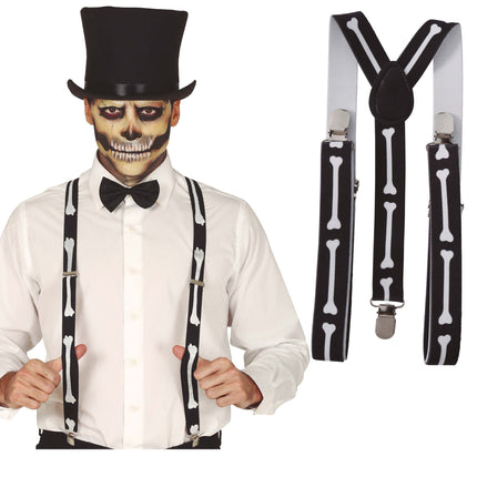 Bretelle scheletriche di Halloween