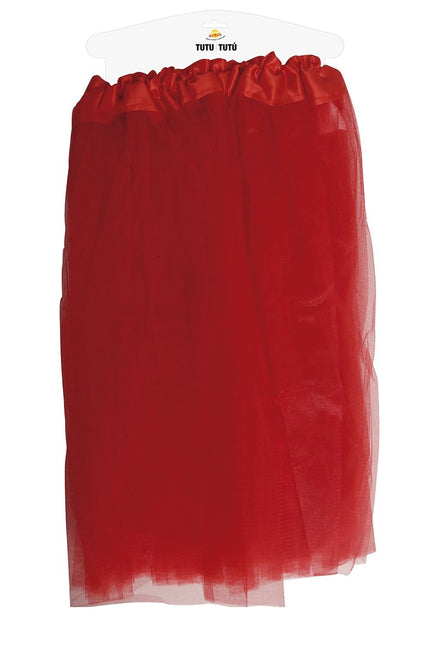 Tutù rosso da donna 60 cm