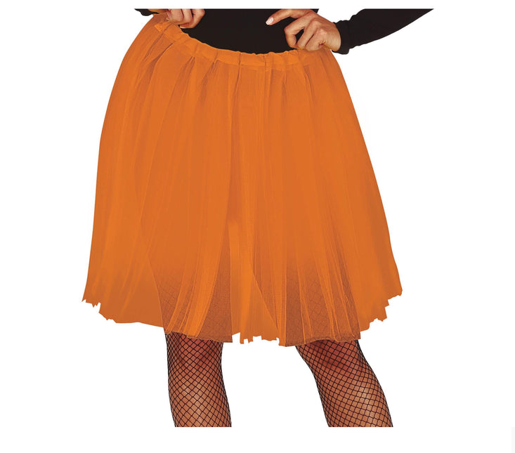 Tutù arancione da donna 60 cm