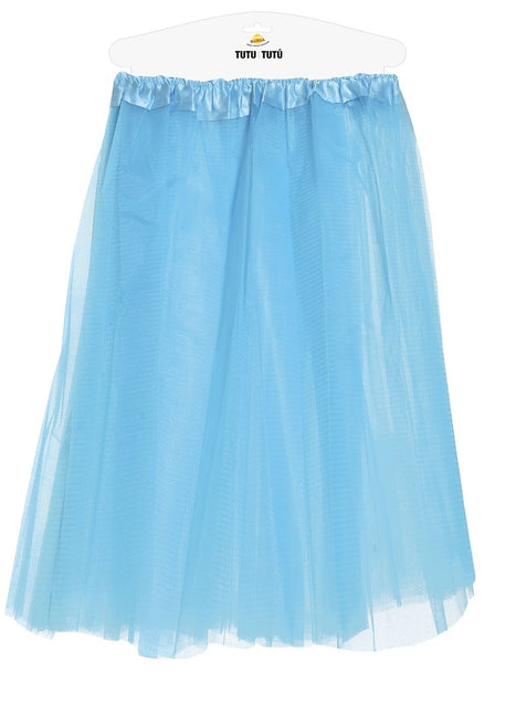 Tutù azzurro da donna 60 cm