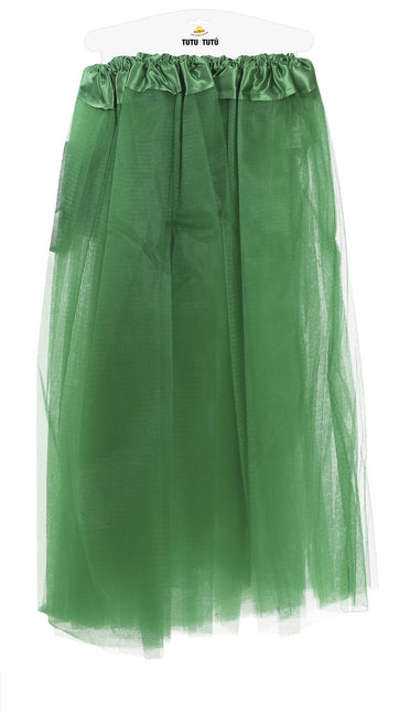 Tutù donna verde scuro 60 cm
