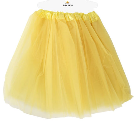 Tutù giallo da donna 60 cm