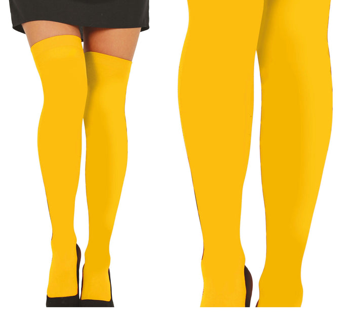 Calze blu gialle Giallo