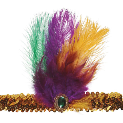 Piume di fascia dorate