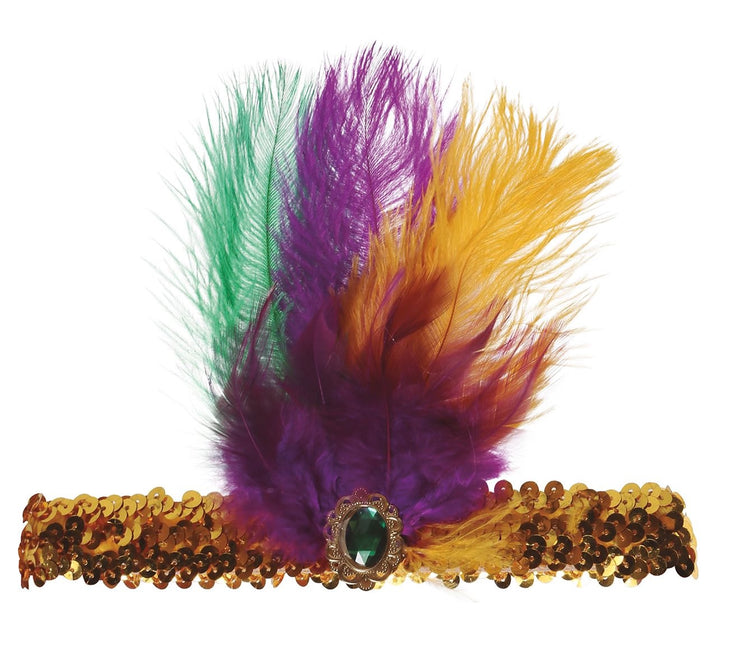 Piume di fascia dorate