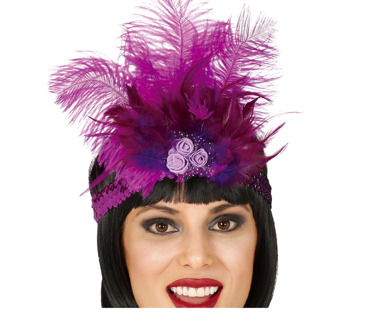 Piume di fascia viola
