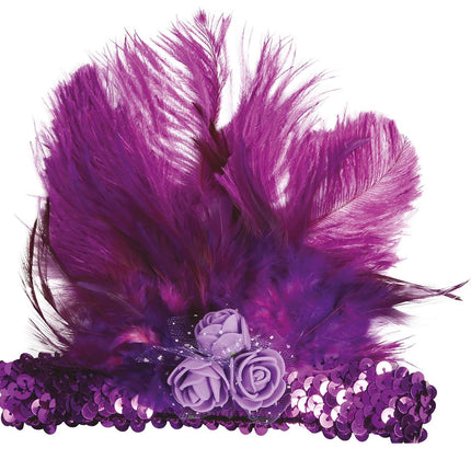 Piume di fascia viola