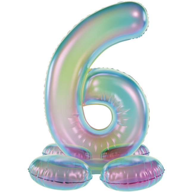 palloncino di figura 6 anni Standard Olografico Vuoto 72 cm