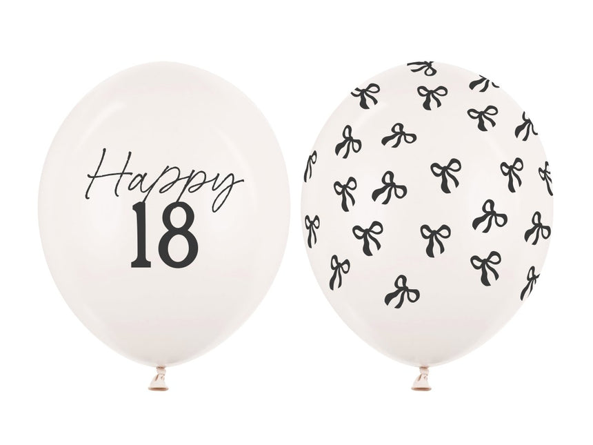 18 Jaar Ballonnen 30cm 50st van Partydeco koop je bij Partywinkel