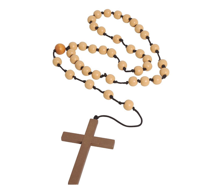 Collana con perline Croce 75cm