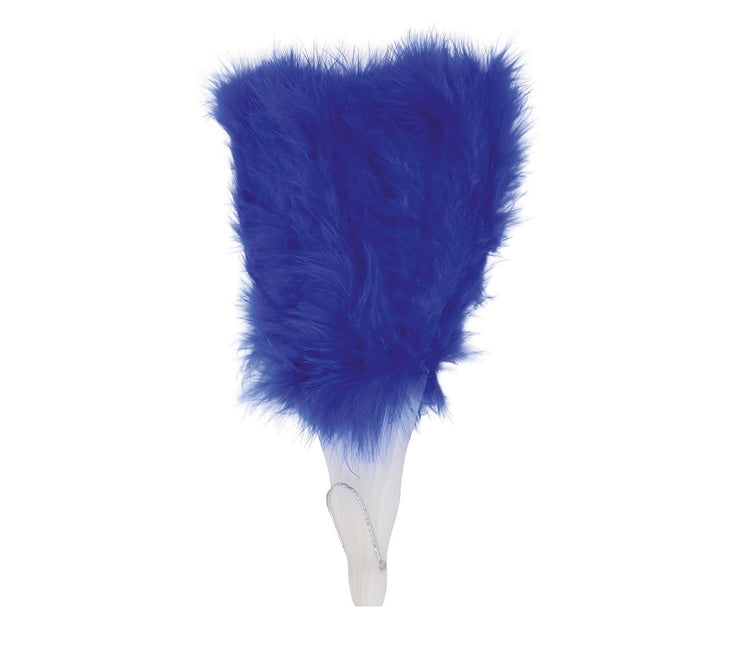 Ventaglio Piume Blu