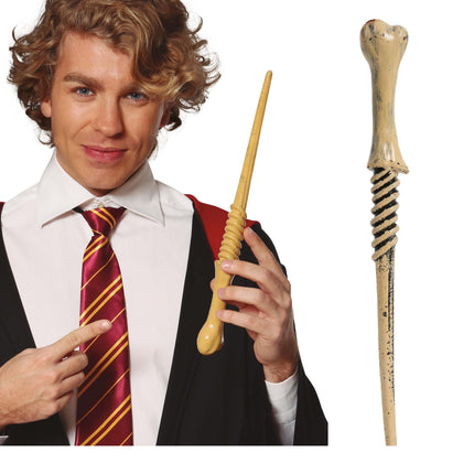 Bacchetta di Halloween marrone 25 cm