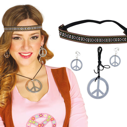 Set Hippie Peace 3 pezzi
