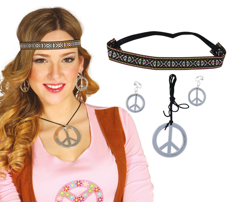 Set Hippie Peace 3 pezzi