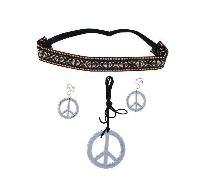 Set Hippie Peace 3 pezzi