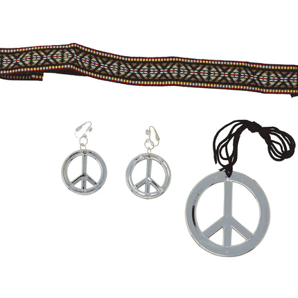 Set Hippie Peace 3 pezzi