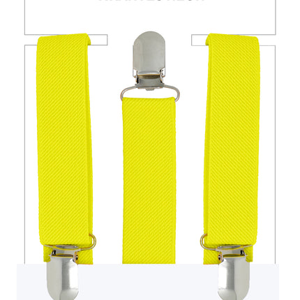 Apparecchio per i denti giallo neon