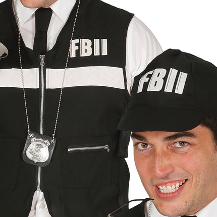 Gilet e berretto FBI