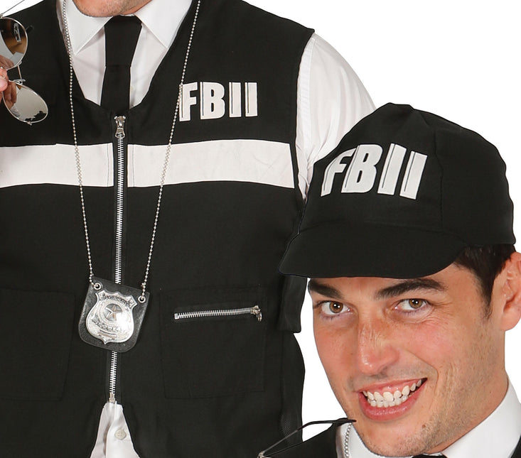 Gilet e berretto FBI