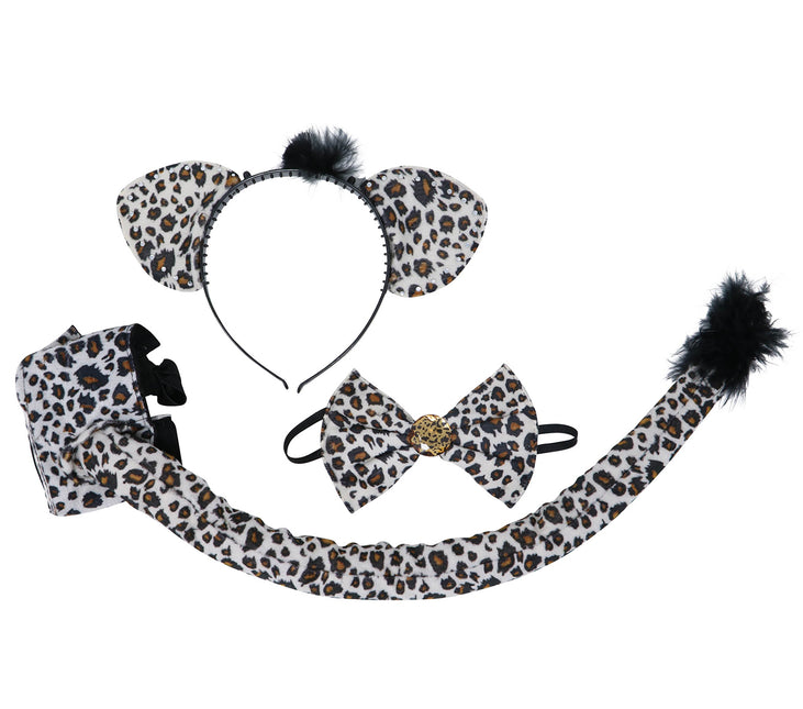 Set leopardo nero