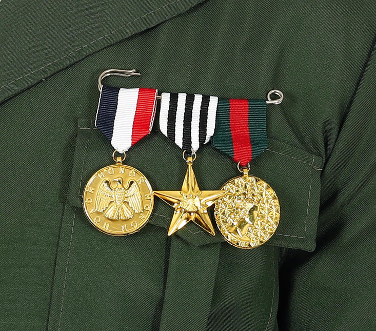 Distintivo per medaglie militari 3 pezzi