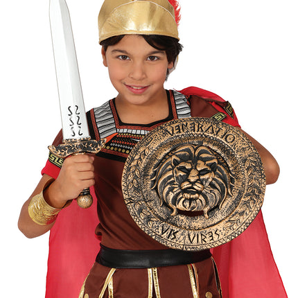 Scudo per bambini 29 cm e spada 48 cm