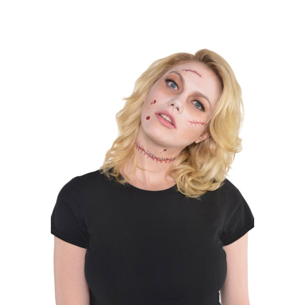 Accessorio per costumi 14 Tatuaggi Suture