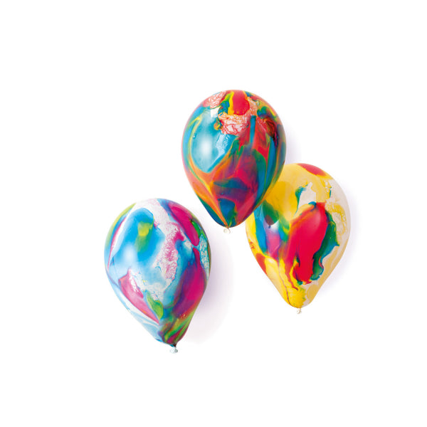 Palloncini colorati Marble 17,8 cm 8 pezzi