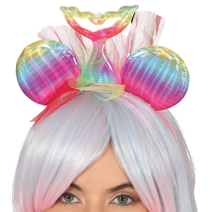 Tiara da sirena multicolore