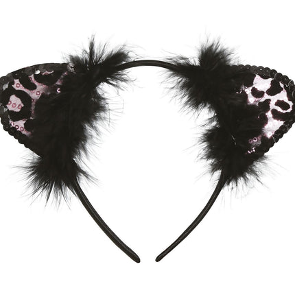 Cerchietto per capelli Leopard