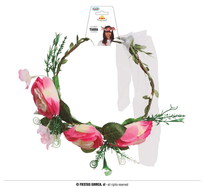 Tiara Fiori Rosa