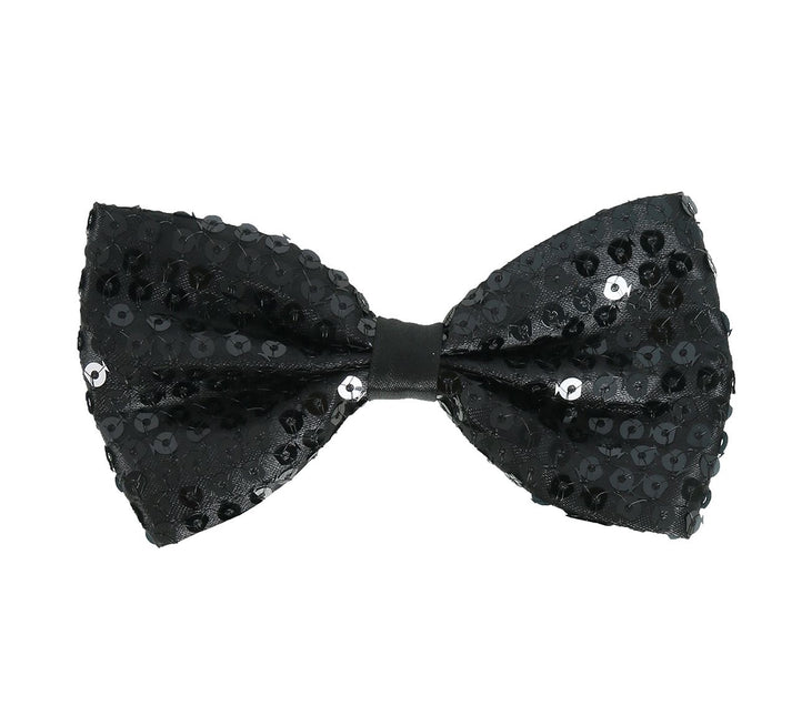 Fiocco nero con paillettes