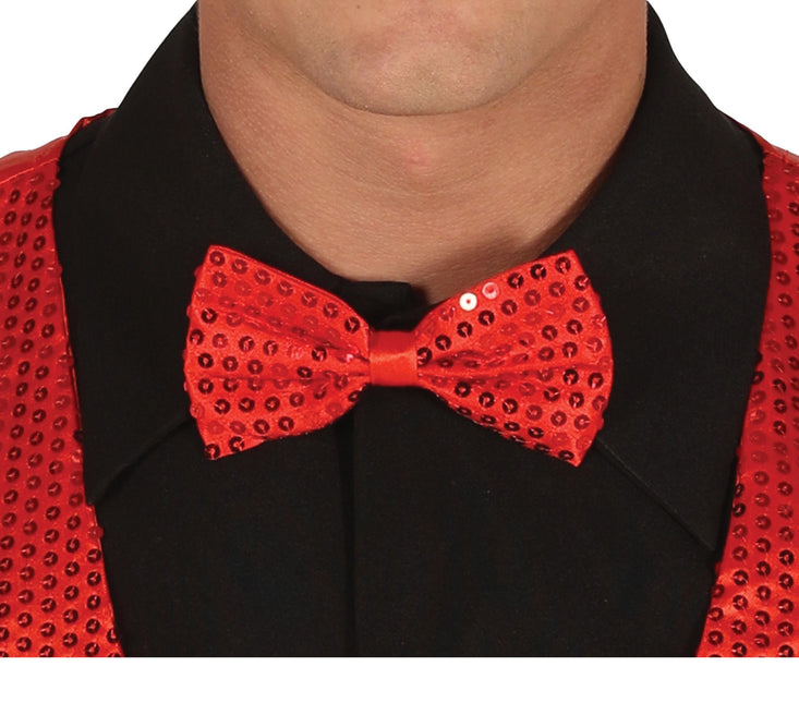 Fiocco rosso Glitter Paillet